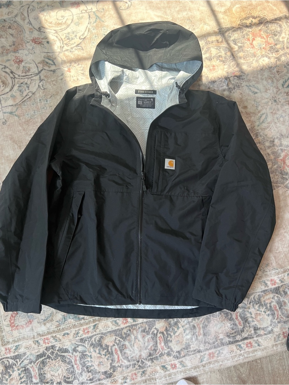Carhartt Storm Defender Jacket Large Black